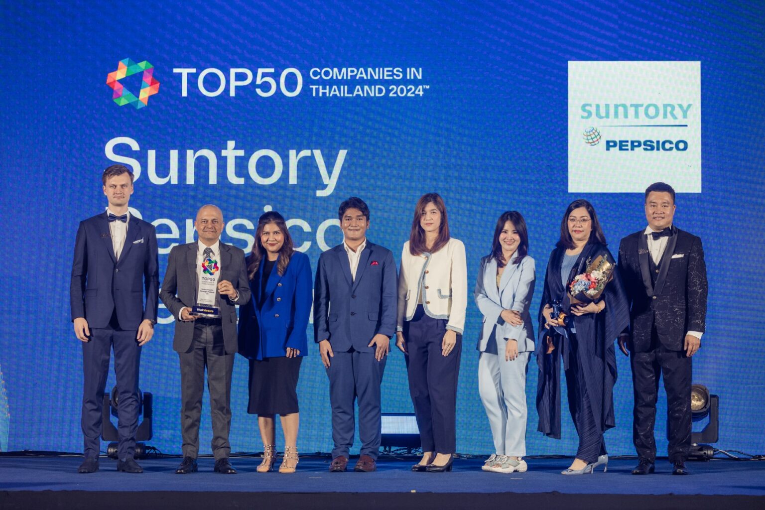 ซันโทรี่ เป๊ปซี่โค ประเทศไทย ได้รับรางวัล “1 ใน 50 องค์กรที่คนรุ่นใหม่อยากทำงานด้วยมากที่สุดประจำปี 2567”