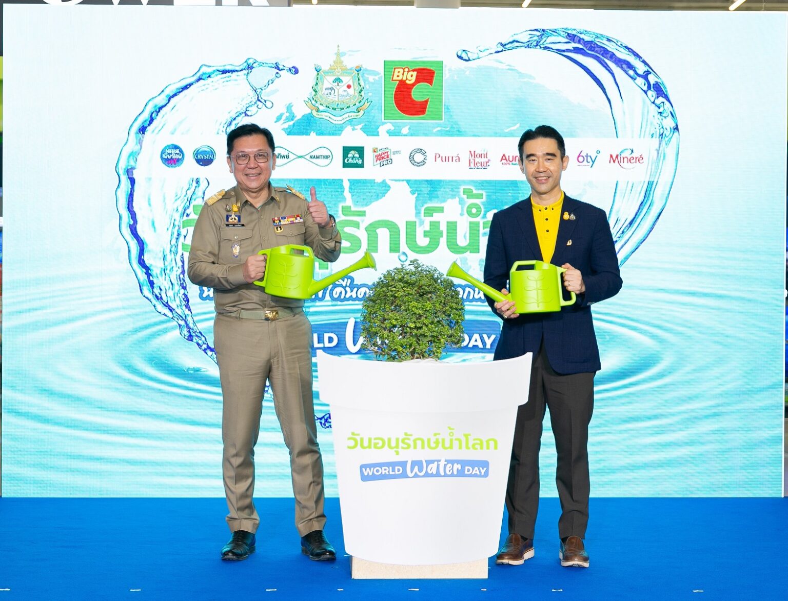 บิ๊กซี ร่วมกับ กระทรวงทรัพยากรธรรมชาติและสิ่งแวดล้อม ผนึก 13 แบรนด์น้ำดื่มชั้นนำ สานต่อแคมเปญ “น้ำเพื่อสันติภาพ…คืนความสะอาดทุกหยดให้โลก ที่บิ๊กซี ปีที่ 6”