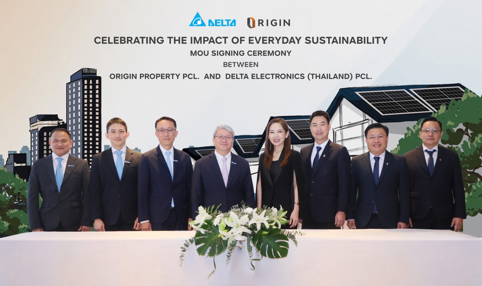 ออริจิ้น จับมือ เดลต้า ยกระดับบ้าน-คอนโด-โรงแรม สู่ความยั่งยืน ส่งมอบนวัตกรรมกรีนและ Smart Home พลิกโฉมประสบการณ์การใช้ชีวิต