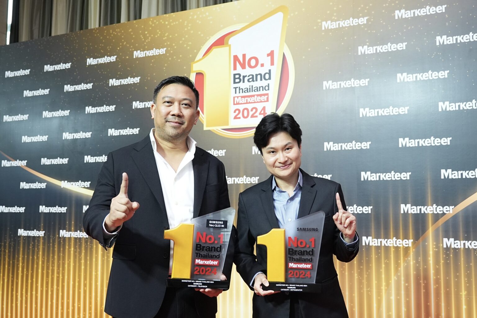 ซัมซุง ครองใจผู้บริโภคไทย คว้ารางวัล “Marketeer No.1 Brand in Thailand 2024” หมวดผลิตภัณฑ์ตู้เย็นและทีวี ต่อเนื่องกว่า 10 ปี