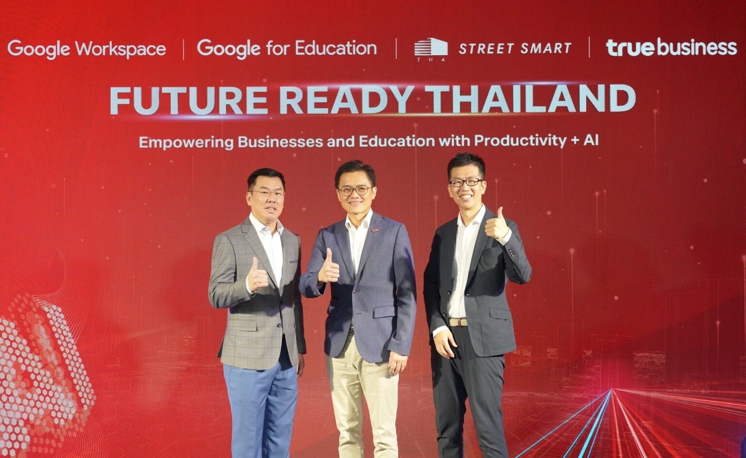 ทรูบิสิเนส จับมือ กูเกิล และ สตรีท สมาร์ท ยกระดับบริการ Google Workspace