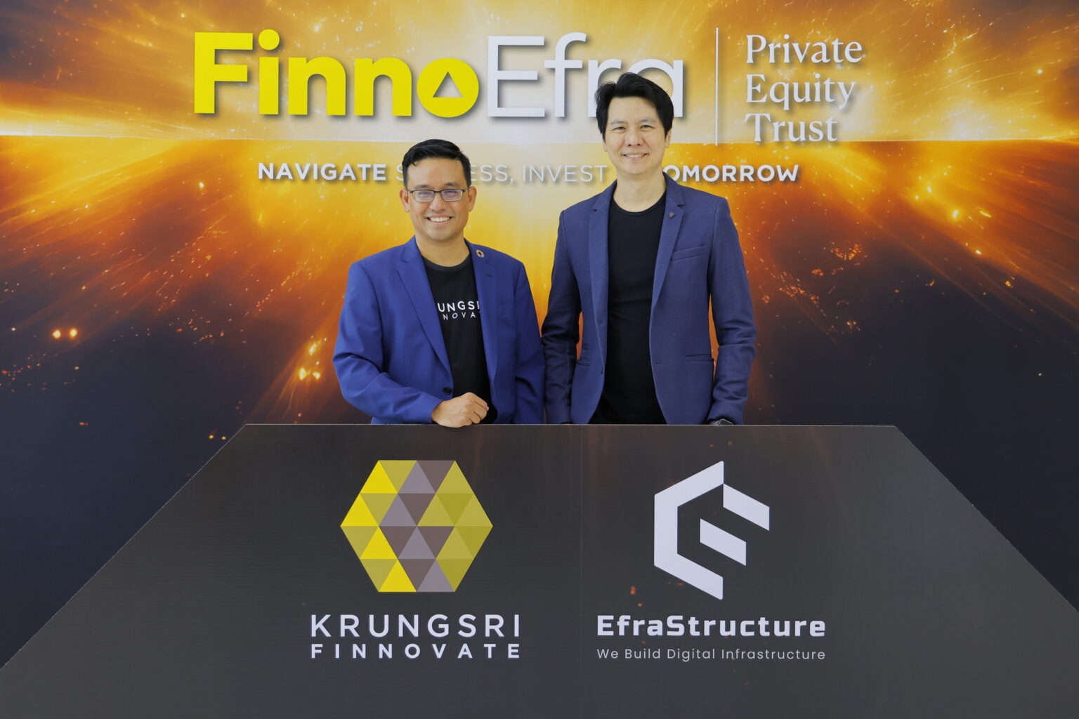 บิ๊กดีลสะเทือนวงการ! กรุงศรี ฟินโนเวต จับมือ อีฟราสตรัคเจอร์ เปิดฉากลงทุนมหาศาล ปั้นกองทุนใหม่ หนุนสตาร์ทอัพรายเล็กก้าวกระโดด