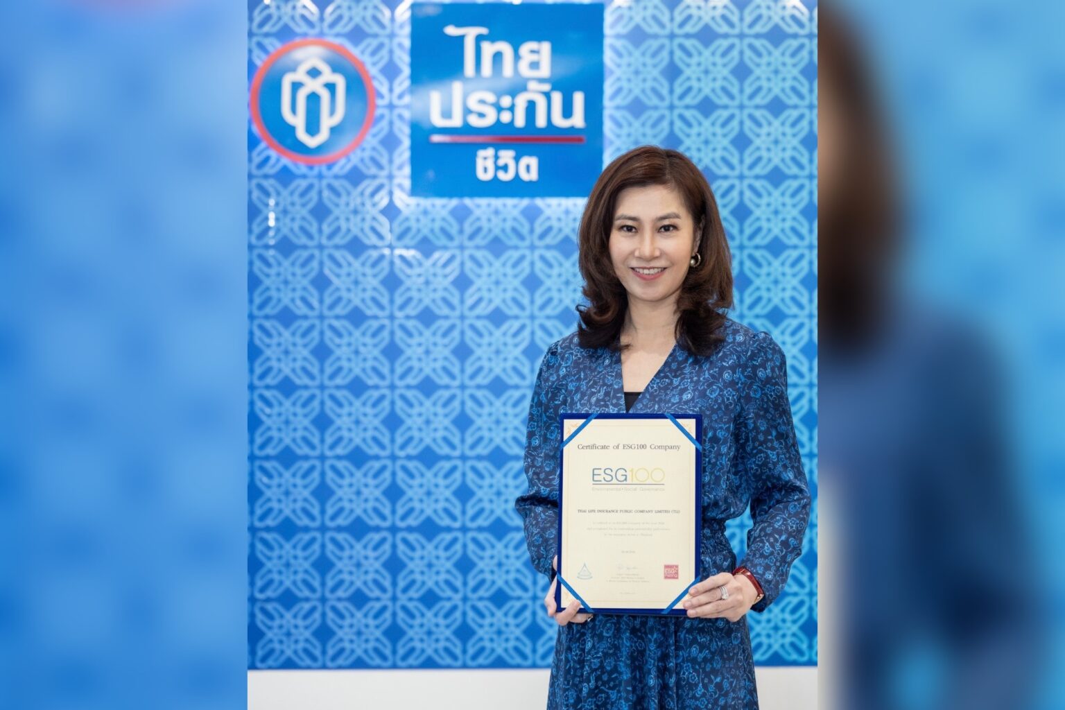ไทยประกันชีวิต ติดทำเนียบบริษัทกลุ่ม ESG100 เป็นปีที่2