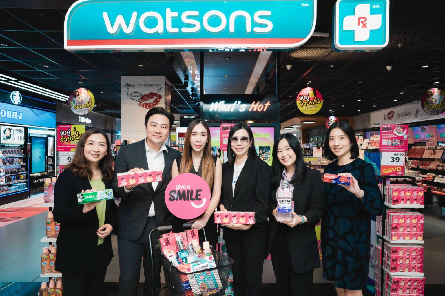 คณะผู้บริหารวัตสัน ประเทศไทย และแบรนด์พันธมิตร เผยวิสัยทัศน์โครงการ “Give a Smile” สานต่อภารกิจสร้างรอยยิ้มให้คนไทย