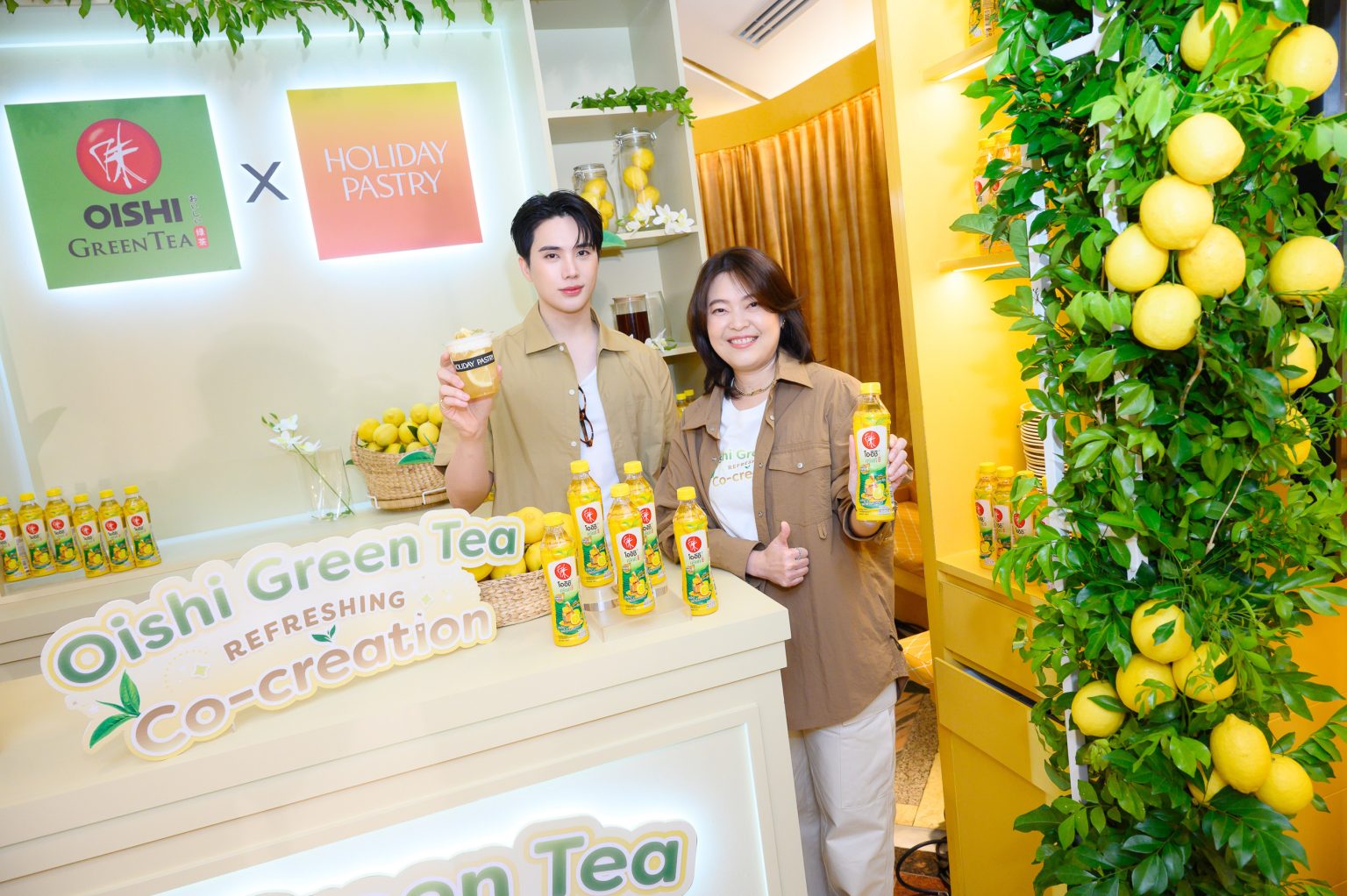 “โออิชิ กรีนที” ร่วมคอลแลปส์ 3 ร้านดังสุดชิค กับแคมเปญใหม่ “Refreshing Co-Creation by Oishi Green Tea” ชวน Holiday Pastry
