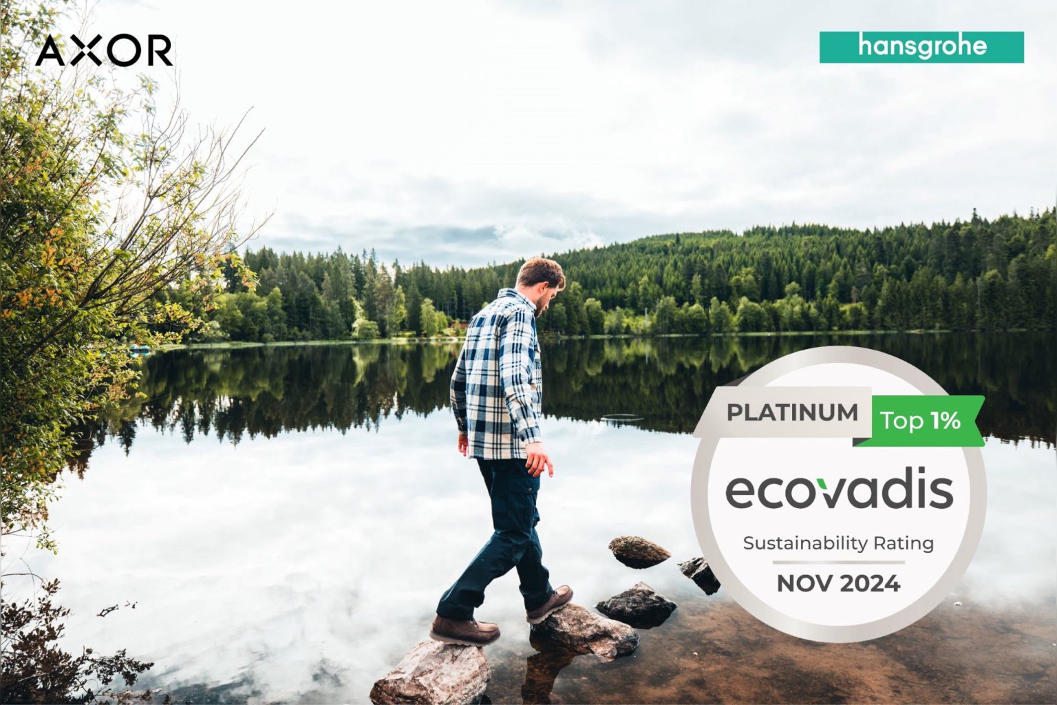 Hansgrohe Group ติดท็อป 1% บริษัทที่ได้รับคะแนนสูงสุดจากทั่วโลก จาก EcoVadis