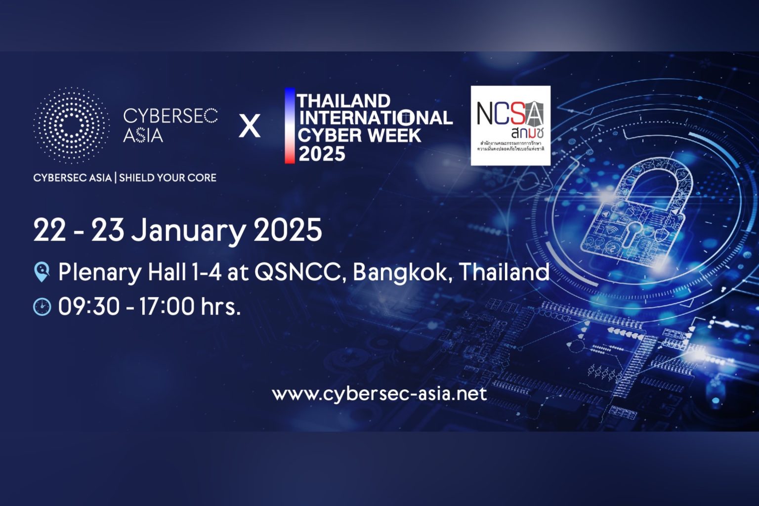 Cybersec Asia x Thailand International Cyber Week 2025 (สนับสนุนโดย NCSA)