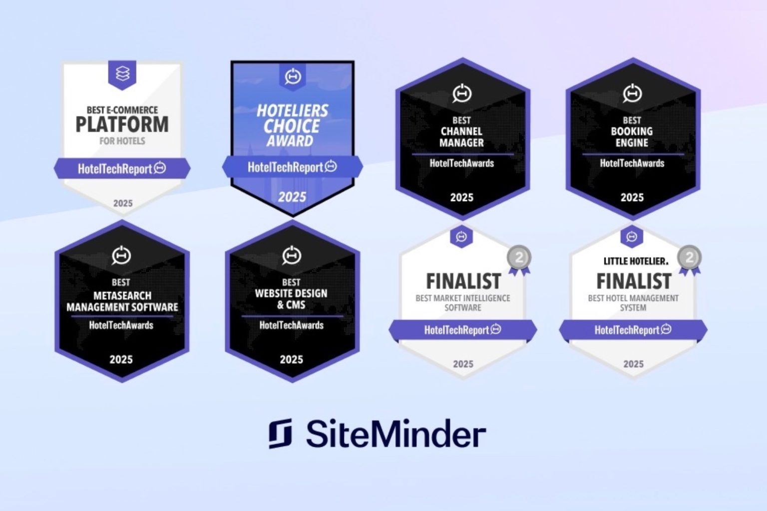 SiteMinder ตอกย้ำความเป็นผู้นำในงาน HotelTechAwards ปี 2568 โดยเฉพาะด้านอีคอมเมิร์ซสำหรับโรงแรม