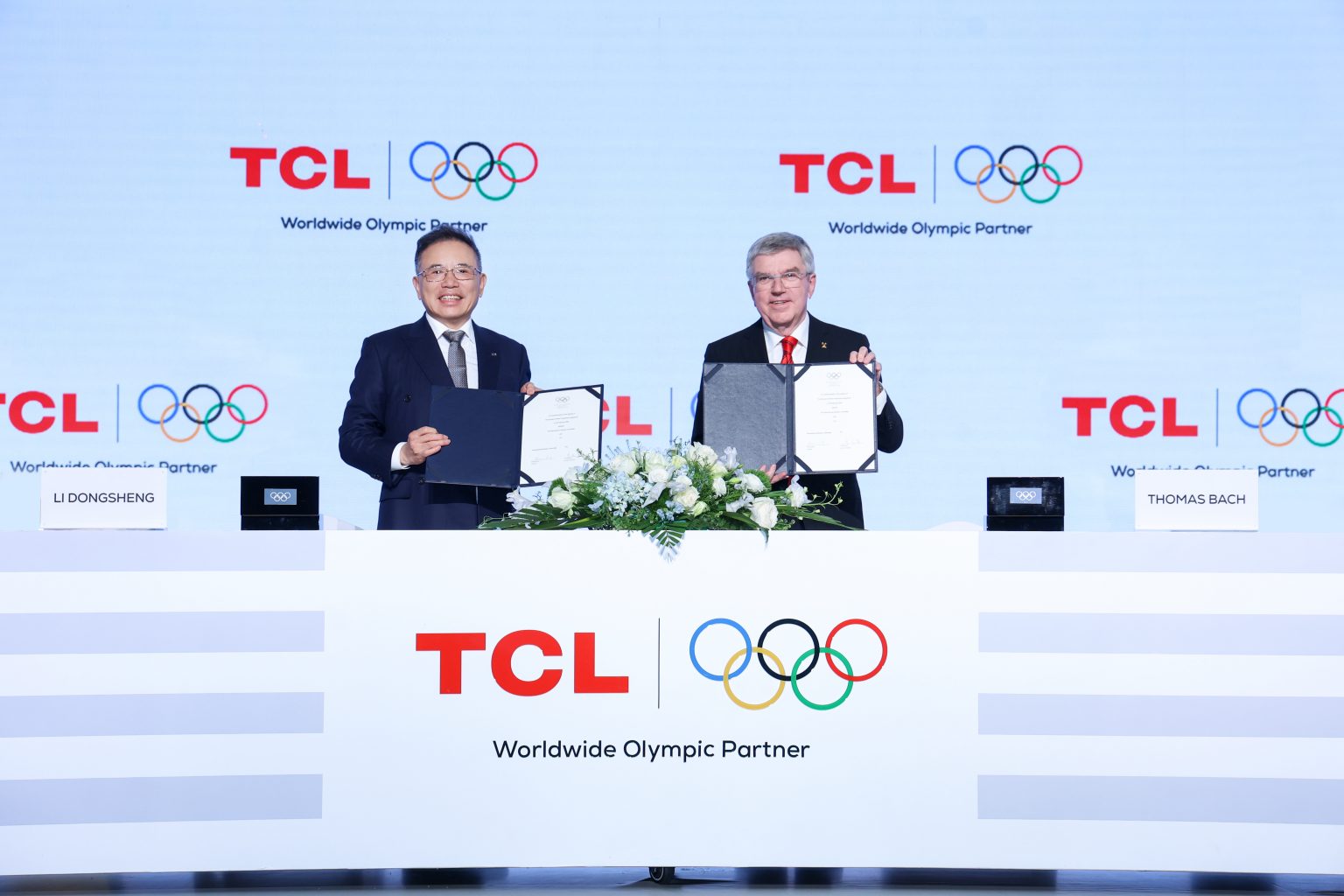 IOC และ TCL ประกาศความร่วมมือระดับโลก ร่วมเป็น TOP Partnership จนถึงปี 2575