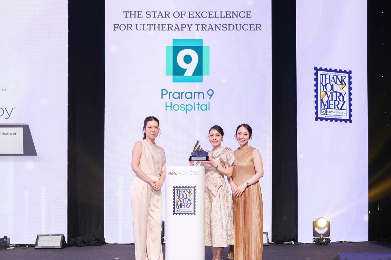 โรงพยาบาลพระรามเก้า คว้ารางวัลระดับโลก THE STAR OF EXCELLENCE FOR ULTHERAPY TRANSDUCER 2024