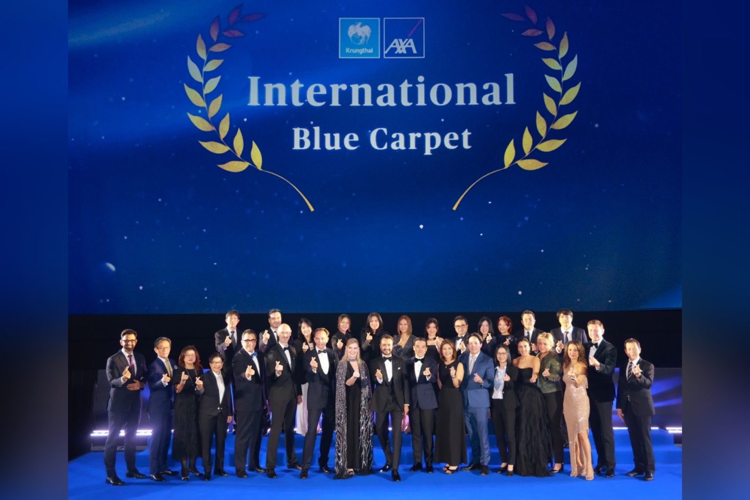 กรุงไทย-แอกซ่า ประกันชีวิต จัดงาน Townhall 2025 “The KTAXA International Blue Carpet” ให้การต้อนรับผู้บริหารกลุ่ม AXA