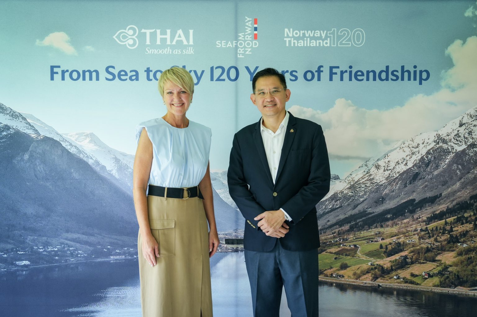 Seafood from Norway ร่วมฉลอง 120 ปี เปิดตัวแคมเปญครั้งแรกกับการบินไทย ภายใต้ชื่อ ‘From Sea to Sky: 120 Years of Friendship