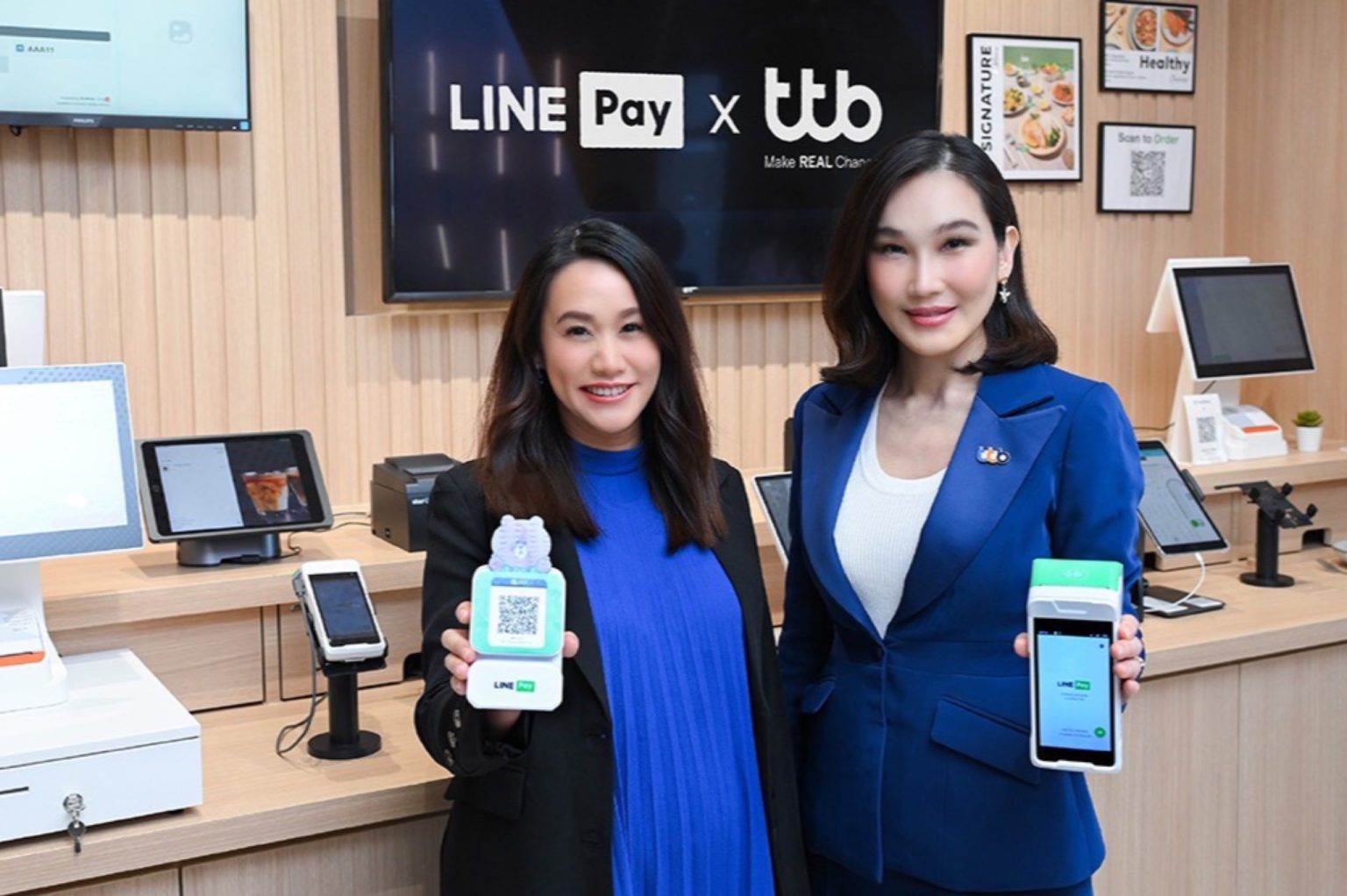 ทีทีบี ผนึก LINE Pay เปิดตัวโซลูชันรับชำระเงินเต็มรูปแบบบน Wongnai POS