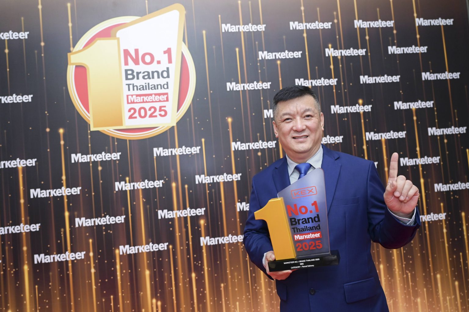 KEX คว้ารางวัล No.1 Brand Thailand 2025 ต่อเนื่อง 8 ปีซ้อน เดินหน้ายกระดับบริการ สู่ผู้นำโลจิสติกส์ยุคใหม่ มุ่งครองใจผู้บริโภคไทยอย่างยั่งยืน