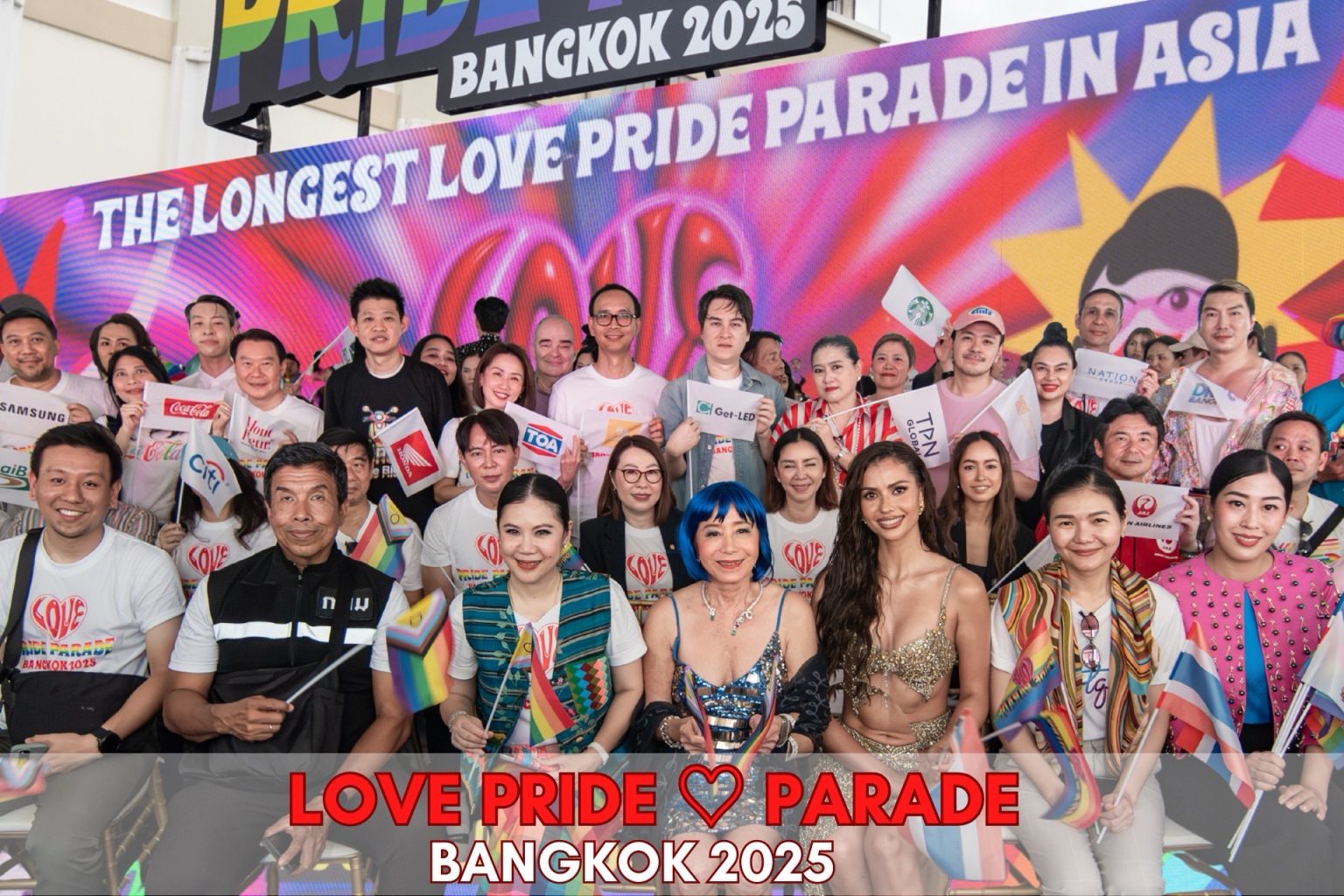 TOA ฉลองส่งท้าย Pride Month ร่วมผนึกกำลัง เดอะมอลล์ กรุ๊ป เอ็ม ดิสทริค และภาครัฐ จัดงาน “LOVE PRIDE ♡ PARADE, BANGKOK 2025”