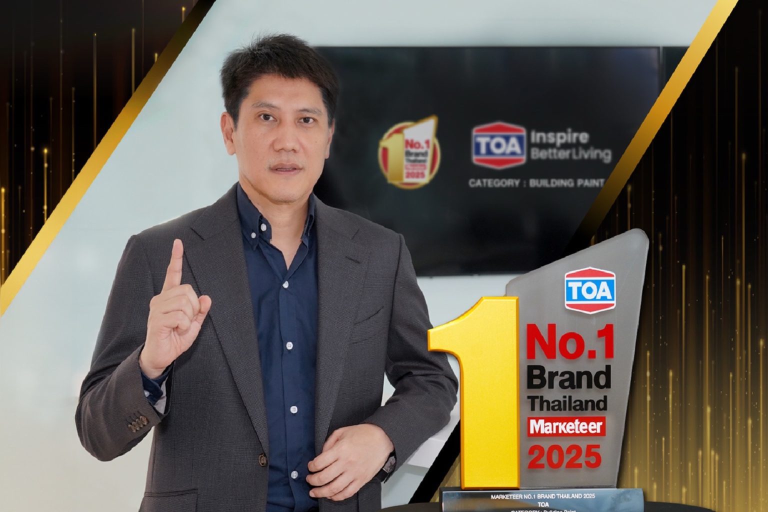 TOA ครองแชมป์ No.1 Brand Thailand 13 ปีซ้อน