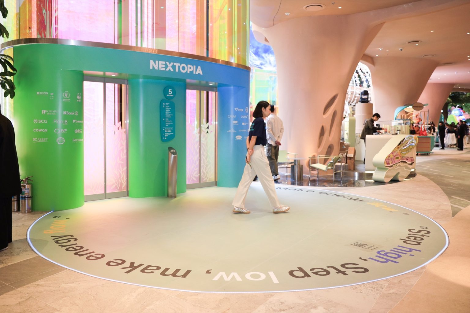 บางกอกเคเบิ้ล โชว์นวัตกรรม “แผ่นพื้นพลังงานจลน์” ใน NEXTOPIA
