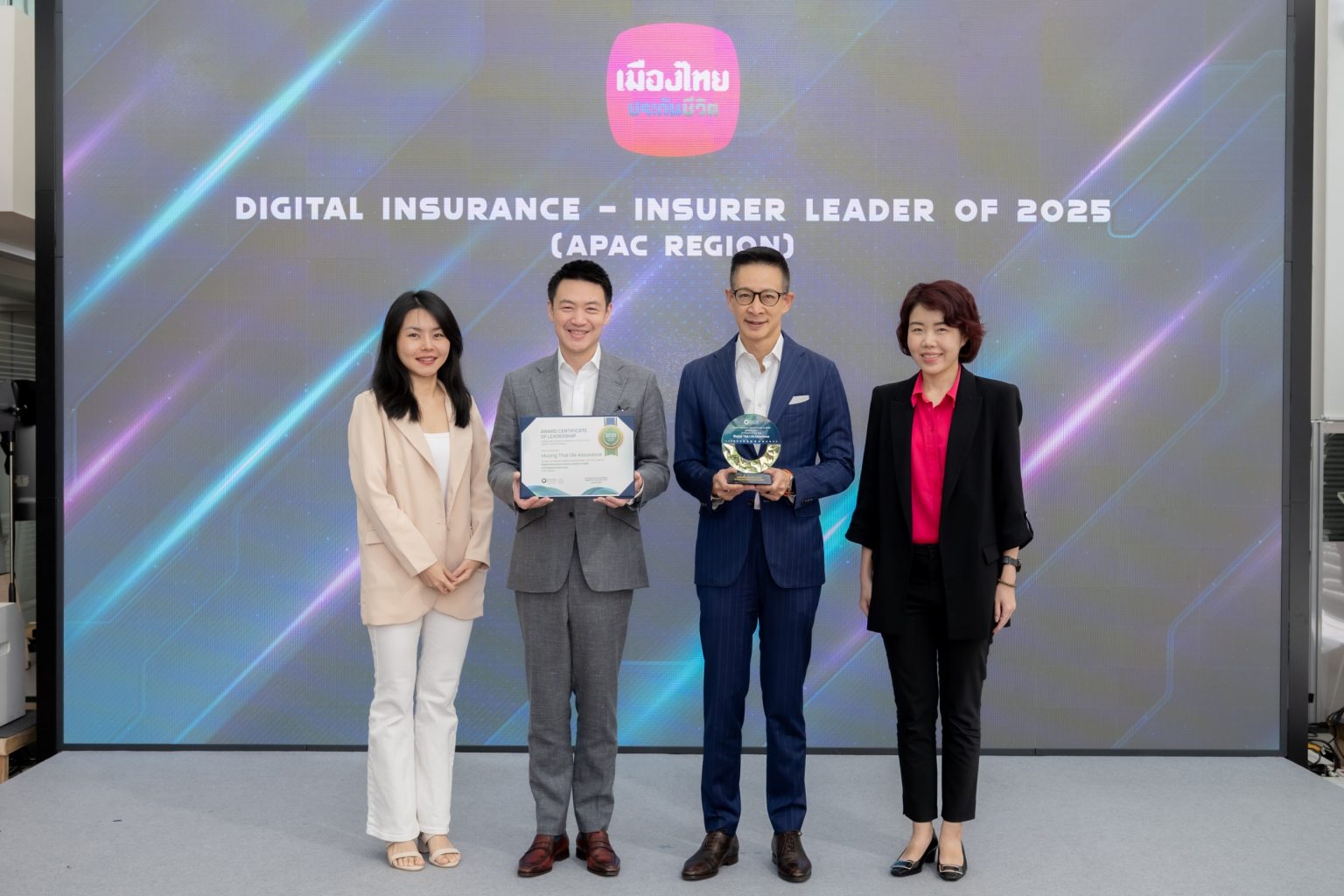 เมืองไทยประกันชีวิต คว้ารางวัล “The Digital Insurance APAC 2025 – AI Initiative of the Year” จากผลงาน Chompoo Chatbot