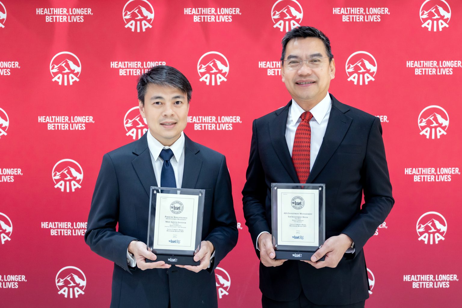 หลักทรัพย์จัดการกองทุนเอไอเอ(ประเทศไทย) รับรางวัล TOP Investment Management จาก The Asset ในงาน Asset Benchmark Research Awards 2025