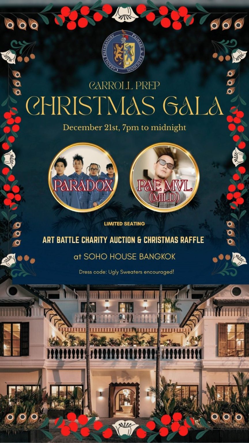 Carroll Prep จัดงาน “Carroll Prep Christmas Gala 2025: A Night to Give” ณ SOHO House Bangkok
