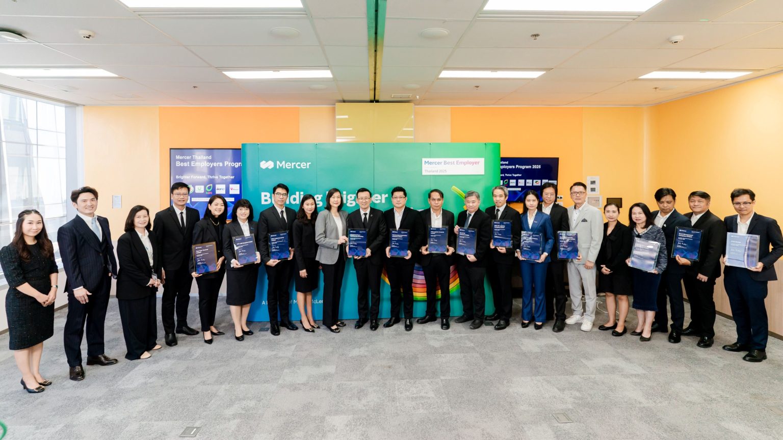 Mercer ประกาศรายชื่อองค์กรชั้นนำ ผู้ได้รับรางวัลสุดยอดนายจ้างดีเด่นประเทศไทยประจำปี 2568