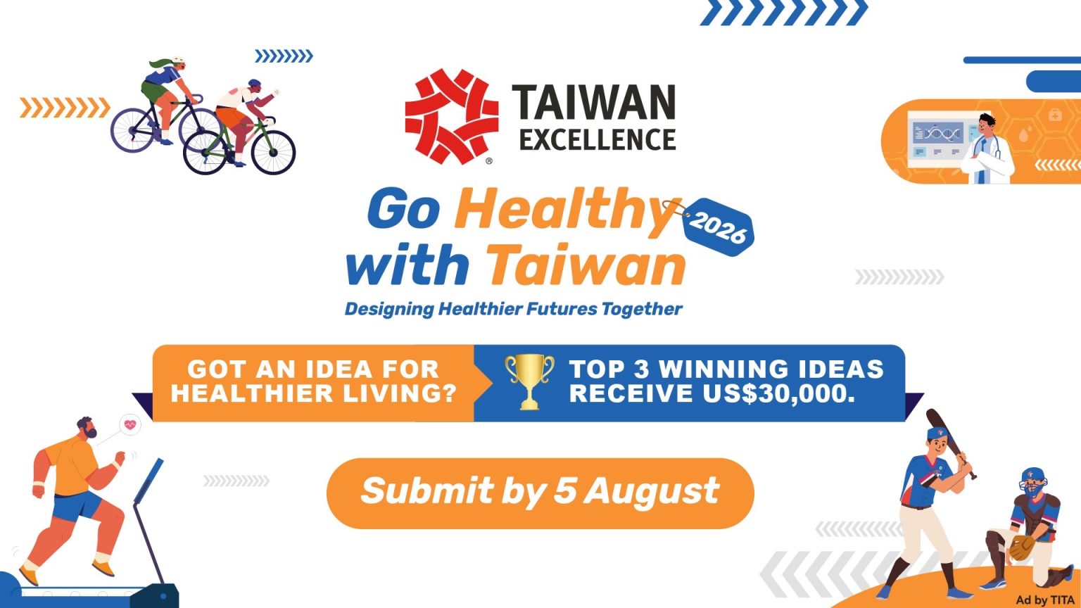 Go Healthy with Taiwan 2026 เปิดตัว Top 20 Mentorship Program
