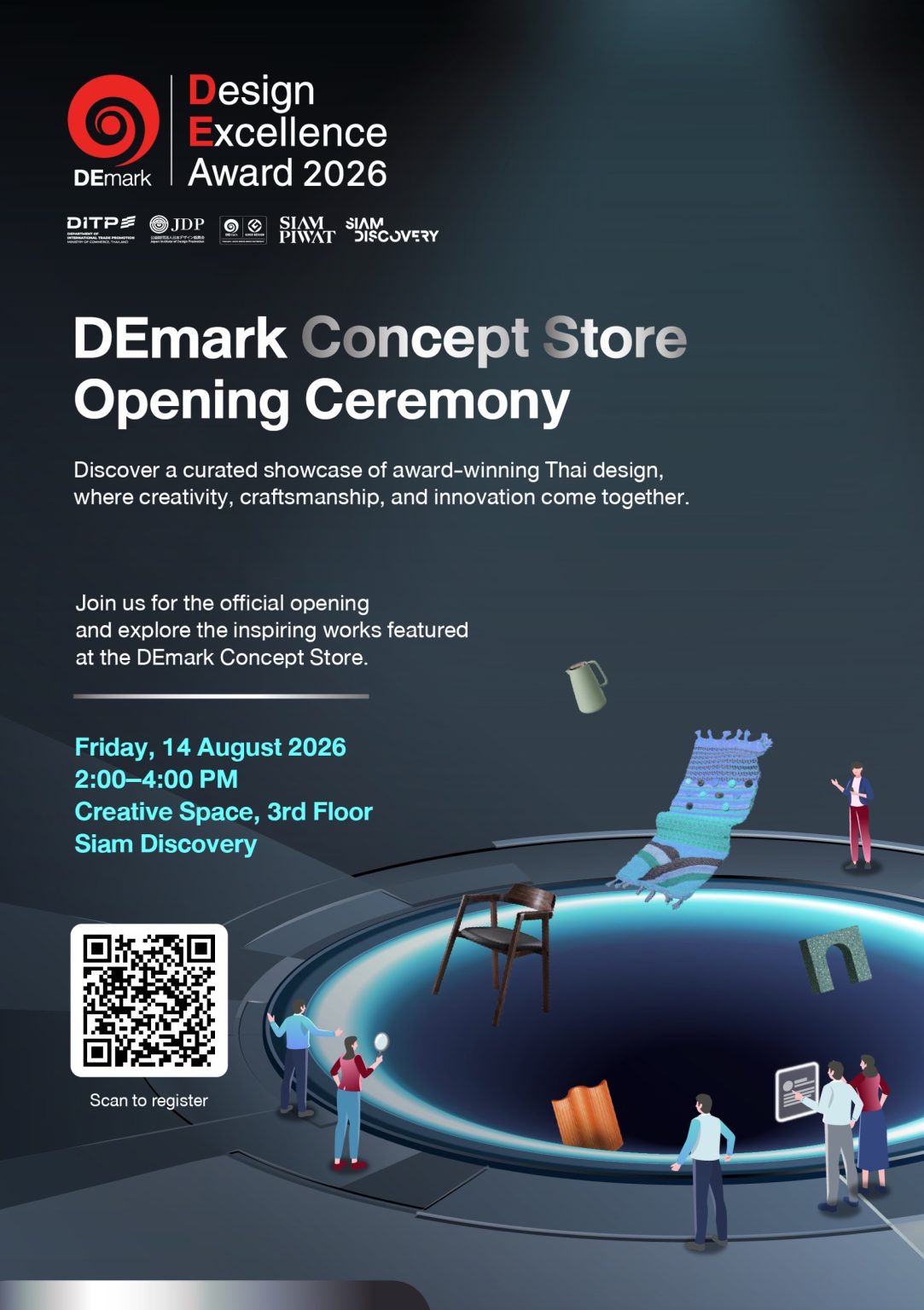 DITP จัด DEmark Concept Store เปิดช่องทางการตลาดสู่อนาคตงานออกแบบไทย