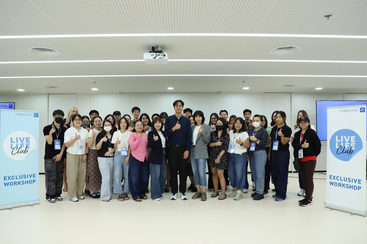 ไทยประกันชีวิต x LIVE TO LIFE จัดกิจกรรมเติมพลังใจ Exclusive Workshop “มิกซ์รูน แมตช์พลังงานชีวิต”