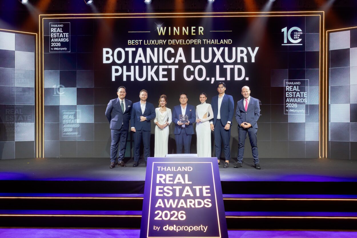“โบทานิก้า ลักซูรี่ วิลล่า” คว้า Best Luxury Developer Thailand 2026 สุดยอดรางวัลแห่งปีจากเวที Thailand Real Estate Awards 2026 by Dot Property