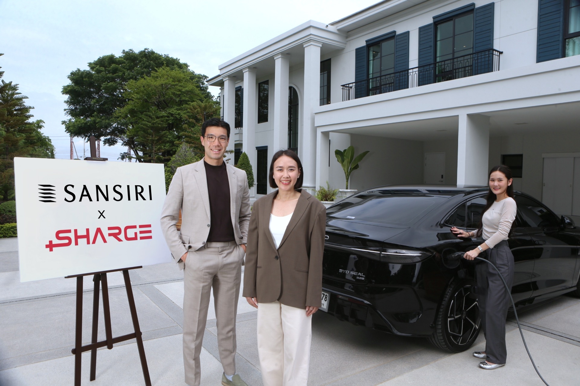 แสนสิริ จับมือ SHARGE ขยายความร่วมมือด้าน EV Charger รับมือพลังงานผันผวน ดูแลลูกบ้านครบ Journey