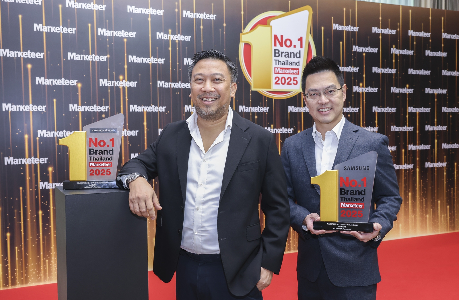 ซัมซุง คว้ารางวัล “No.1 Brand Thailand 2025” หมวดผลิตภัณฑ์ทีวีและตู้เย็น