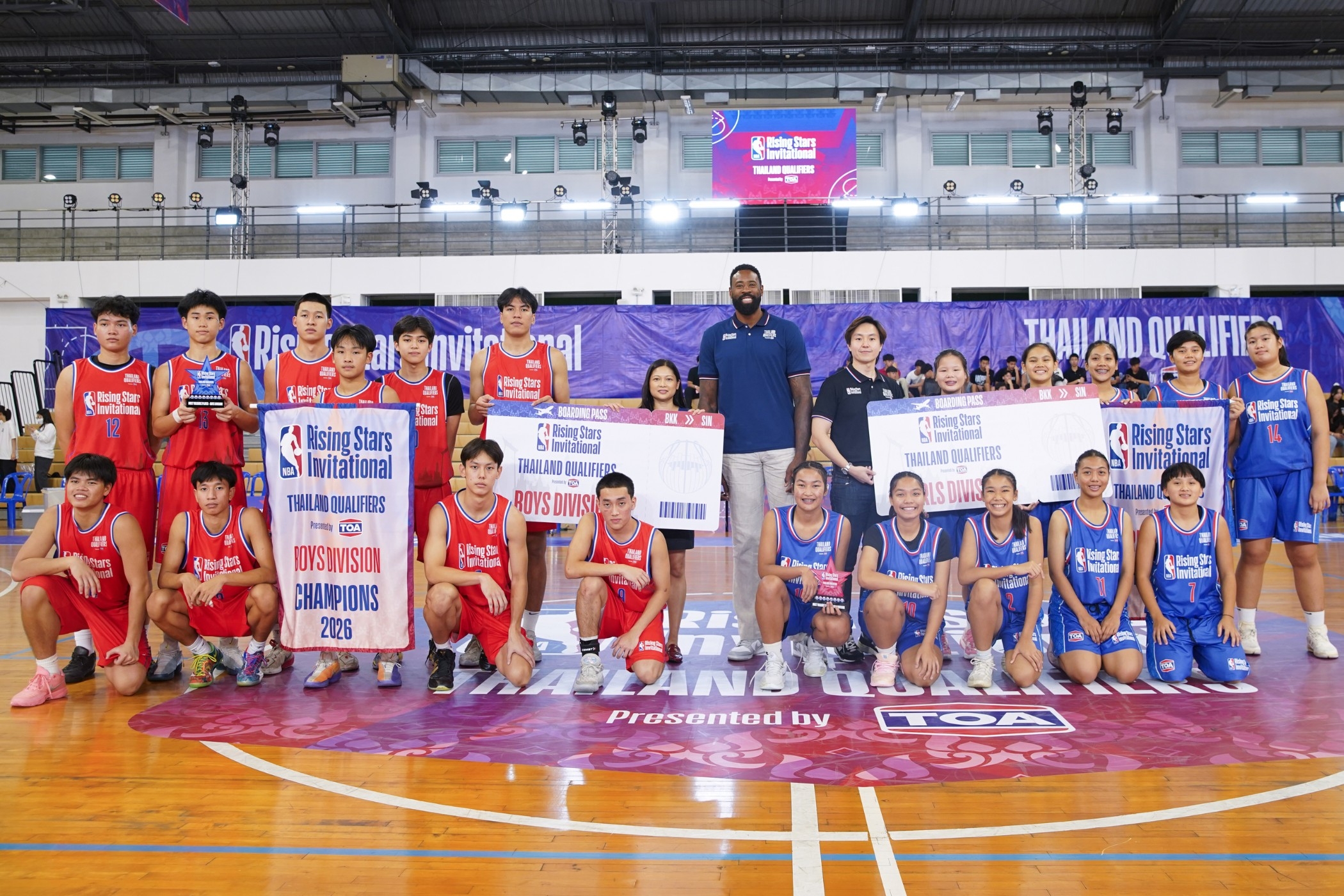 TOA ฉลองความสำเร็จศึกบาสระดับโลก ‘NBA Rising Stars Invitational’  ดึง DeAndre Jordan ร่วมสร้างปรากฏการณ์ครั้งแรกในไทย