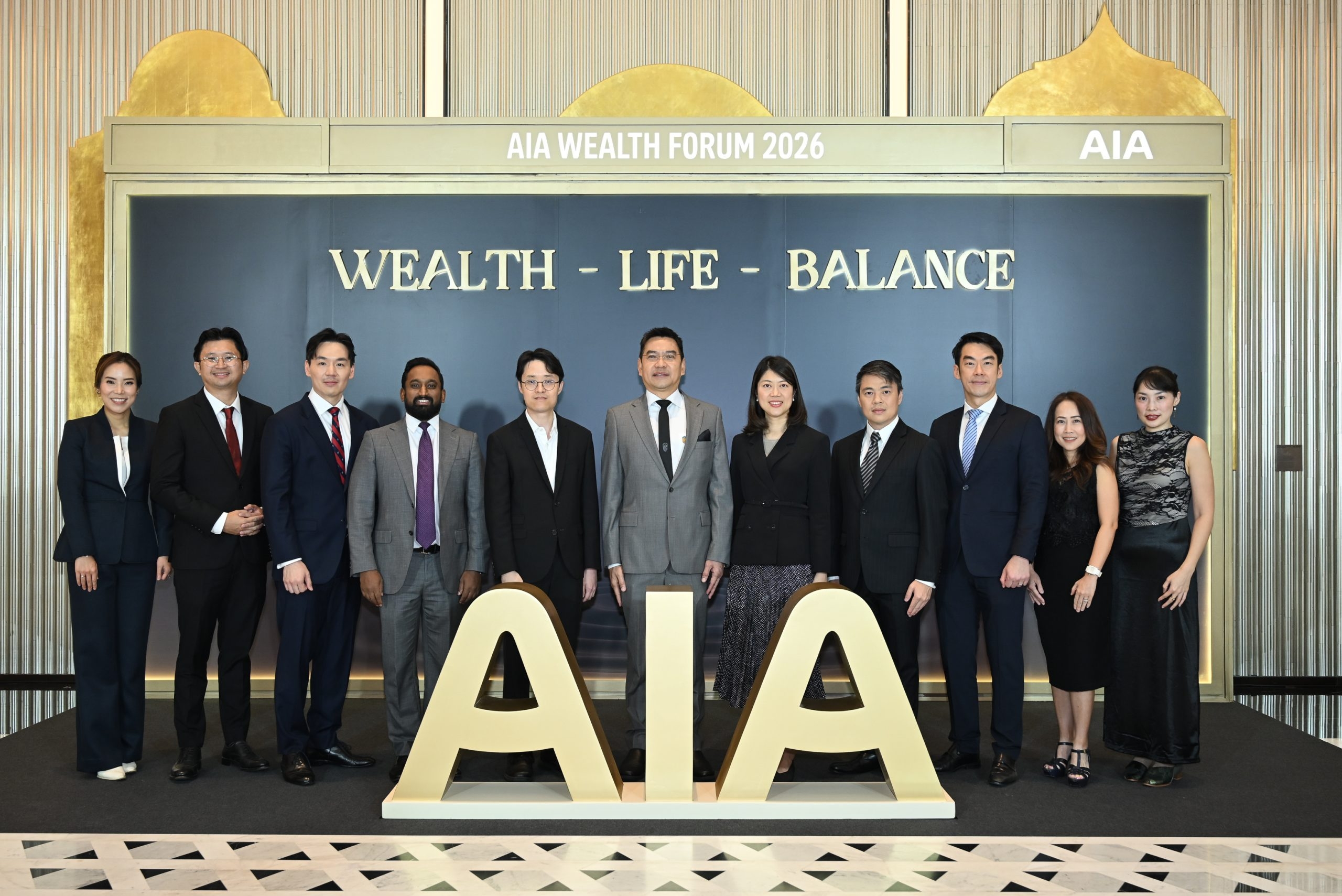 เอไอเอ จัดงาน AIA WEALTH FORUM 2026 ภายใต้แนวคิด  WEALTH – LIFE – BALANCE  พร้อมพาลูกค้าสินทรัพย์สูงก้าวไปข้างหน้าอย่างมั่งคั่งและมั่นคง