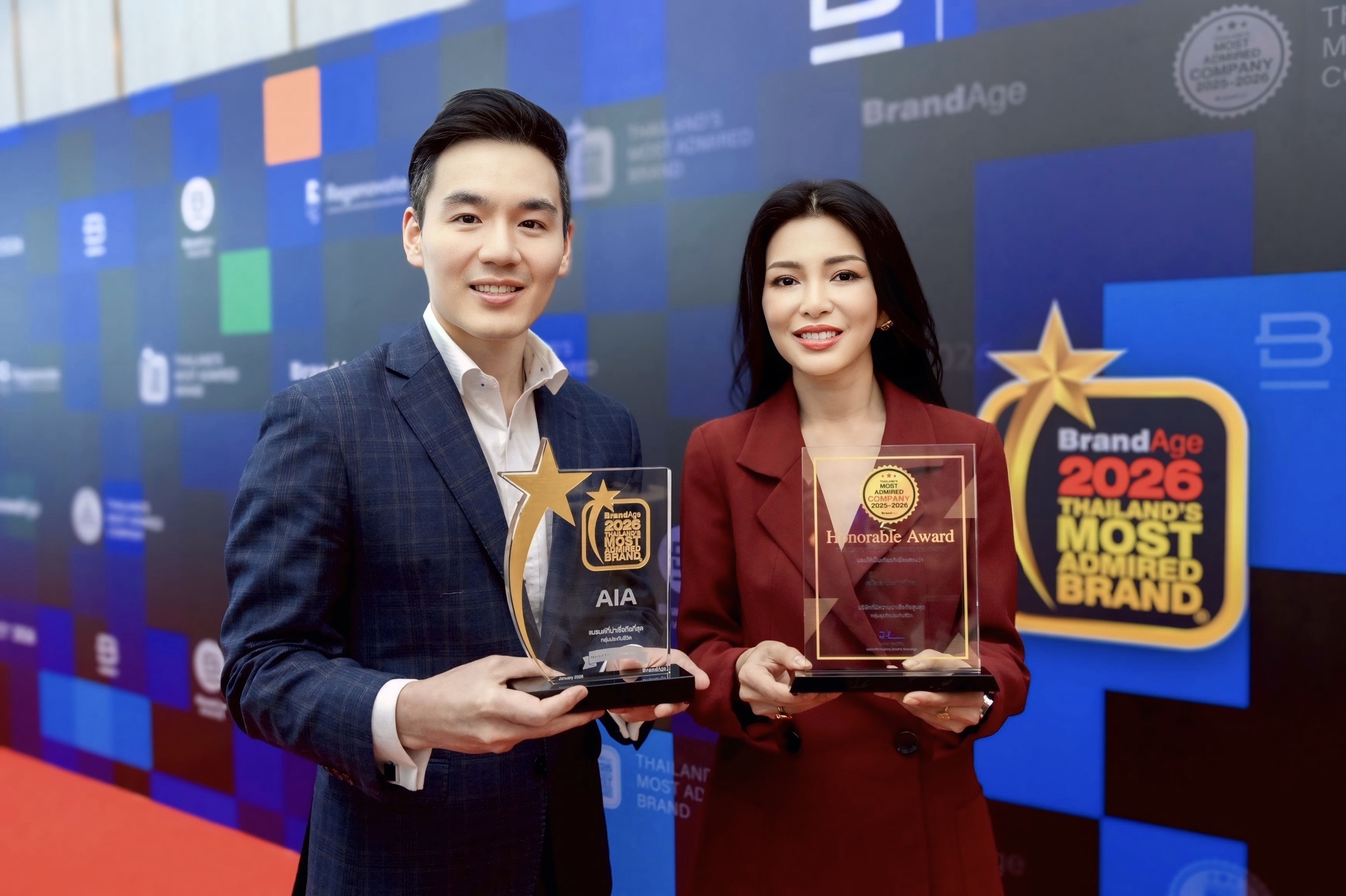 เอไอเอ ประเทศไทย คว้า 4 รางวัลสุดยอดแบรนด์และบริษัทที่น่าเชื่อถือที่สุด