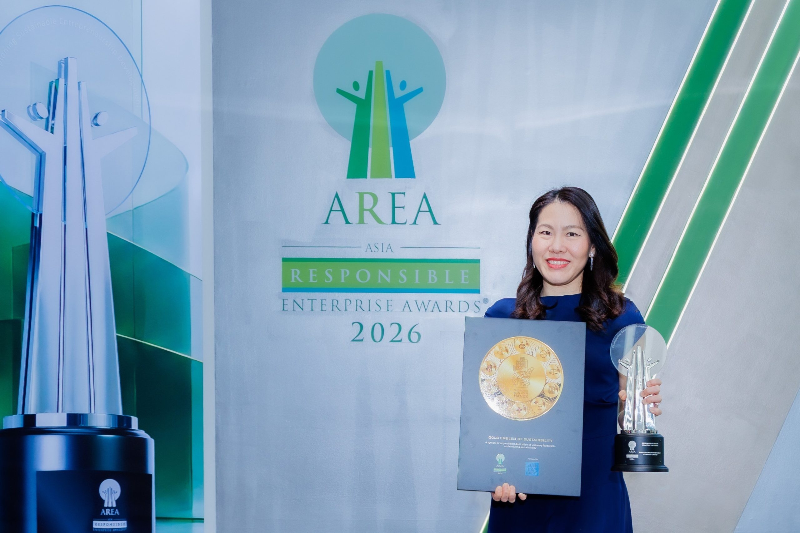 ไทยประกันชีวิต คว้ารางวัลด้านความยั่งยืนระดับภูมิภาค Asia Responsible Enterprise Awards (AREA) 2026 พร้อมตราสัญลักษณ์แห่งความยั่งยืนระดับ Gold