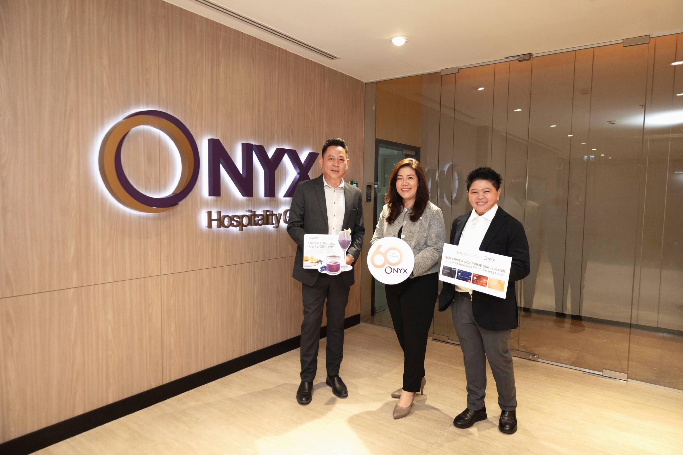 ออนิกซ์ ฮอสพิทาลิตี้ กรุ๊ป ผนึก SCB WEALTH และ CardX  ขยายการเติบโตผ่านพันธมิตรทางการเงิน เจาะกลุ่มลูกค้าศักยภาพสูง
