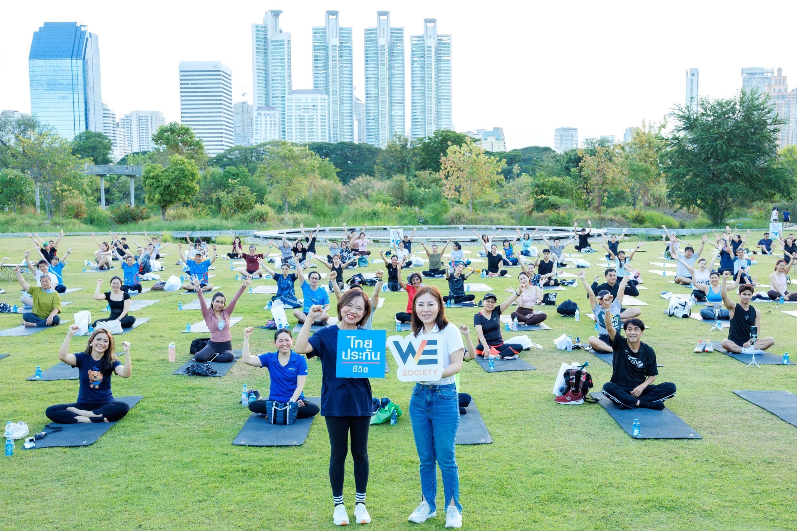 ไทยประกันชีวิต x WE Society จัดกิจกรรม “Pilates In The City”