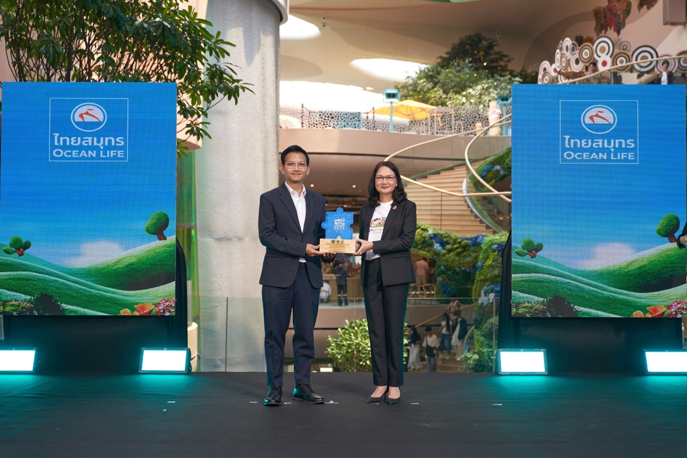 OCEAN LIFE ไทยสมุทรประกันชีวิต รับรางวัล องค์การที่สนับสนุนการส่งเสริมพัฒนาคุณภาพชีวิตบุคคลออทิสติก ต่อเนื่อง 2 ปีซ้อน