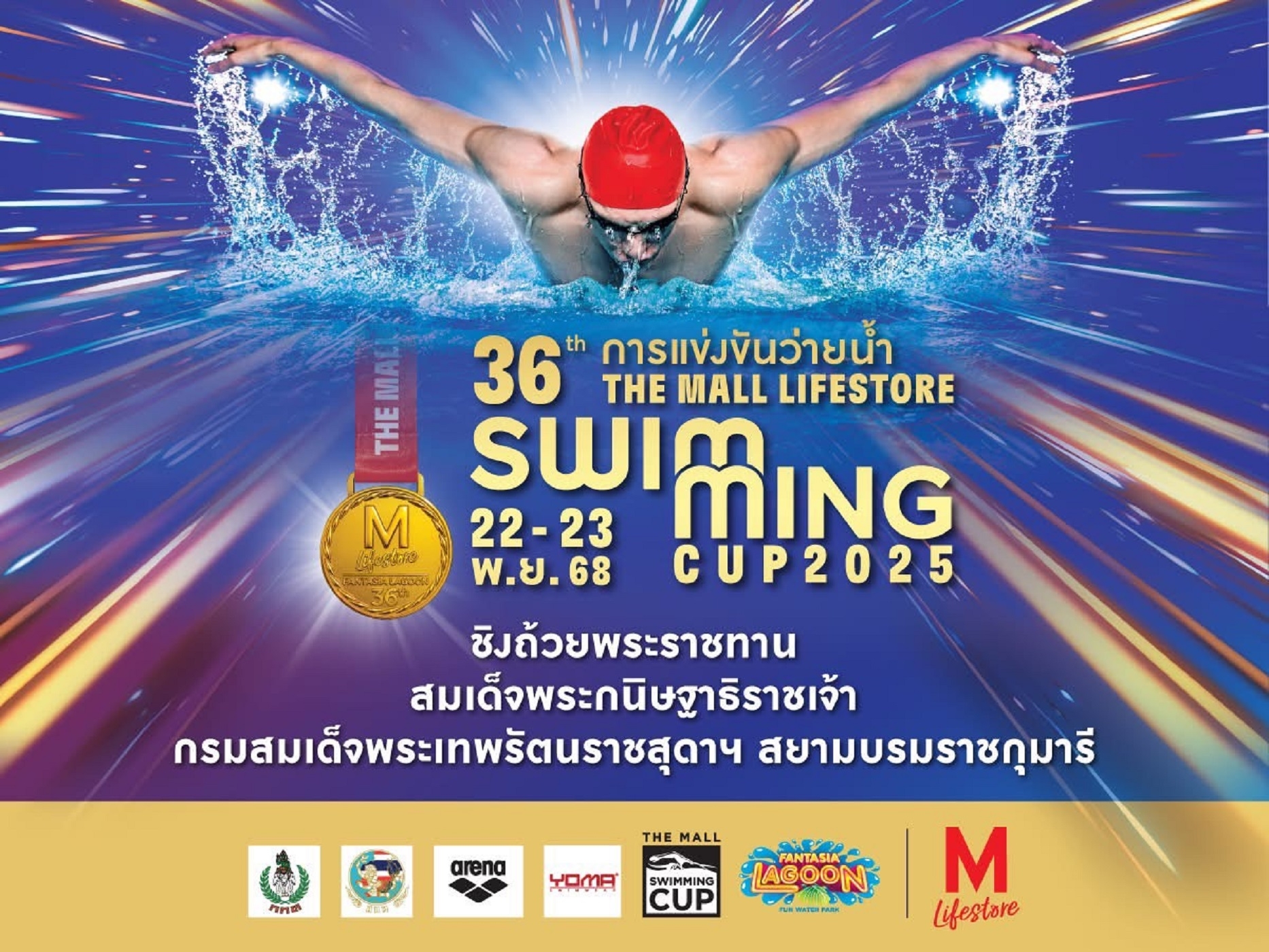 THE MALL LIFESTORE SWIMMING CUP 2025 ครั้งที่ 36
