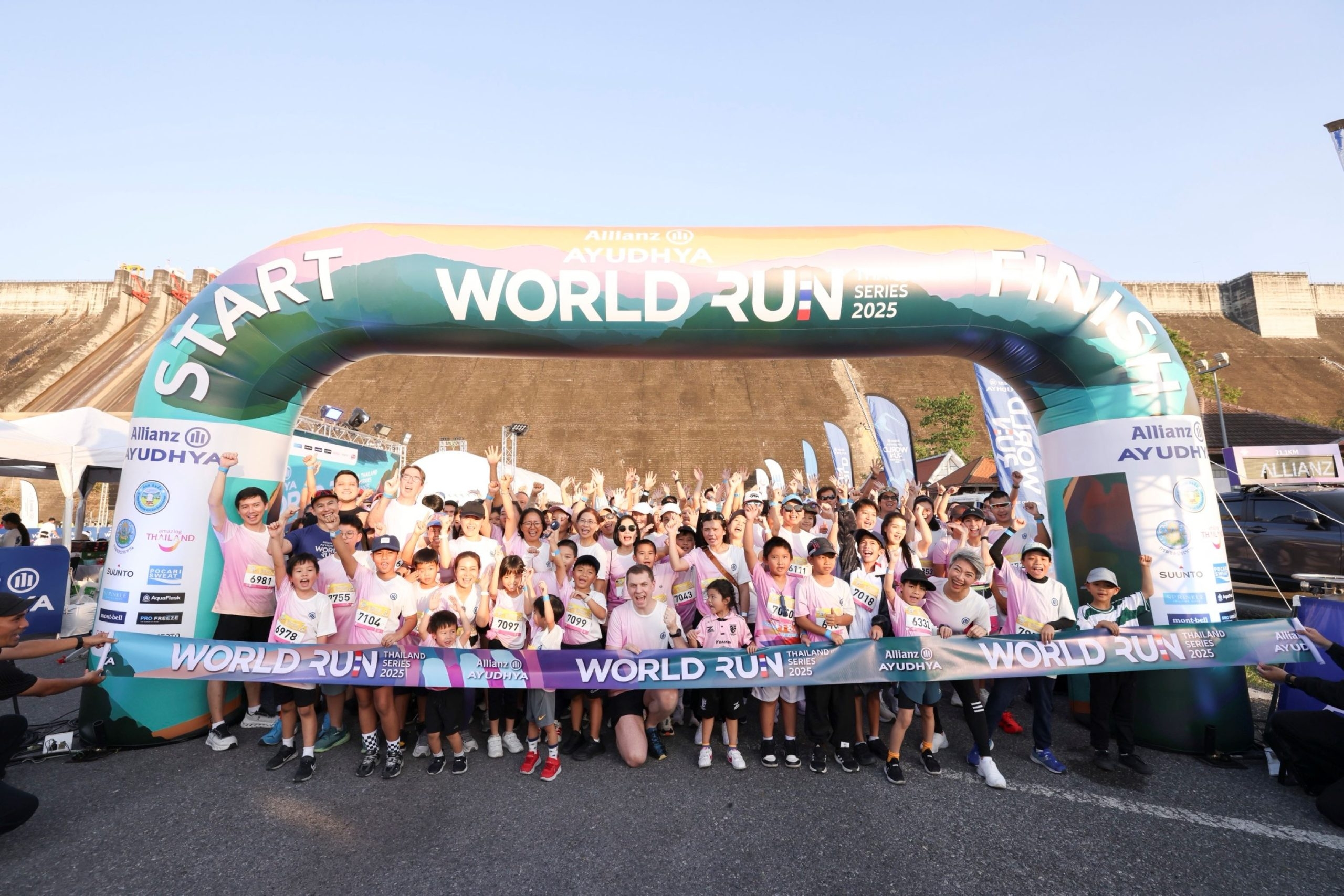 อลิอันซ์ อยุธยา จัดงานวิ่งรับลมหนาว อลิอันซ์ อยุธยา เวิลด์ รัน ไทยแลนด์ ซีรี่ย์ 2025 พิชิตเส้นทางสันเขื่อนขุนด่านฯ แลนด์มาร์กแห่งนครนายก