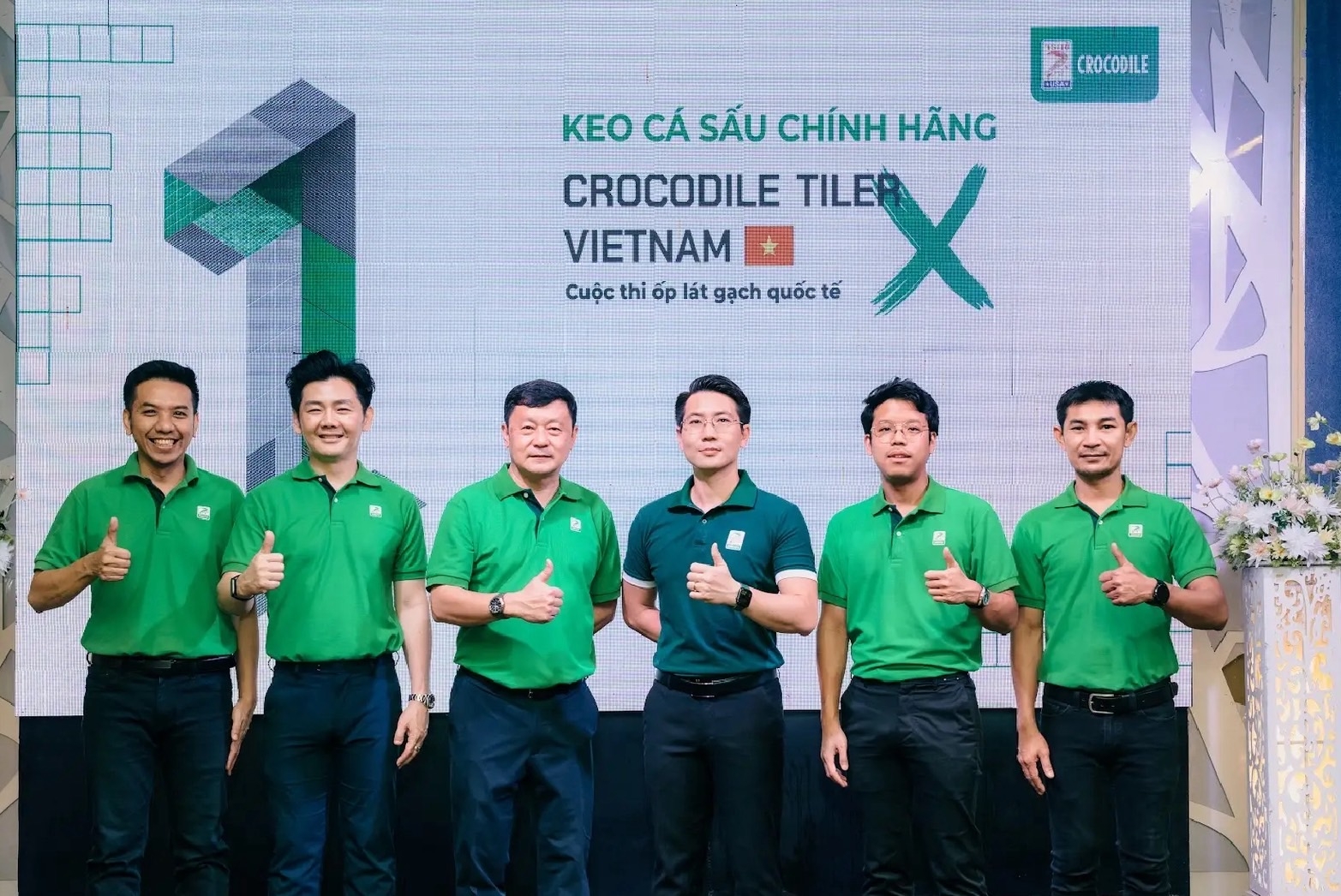 “จระเข้” บุกเวียดนาม ลุยจัดการแข่งขัน “Crocodile Tiler X” ปั้น “ช่างปูกระเบื้อง” สู่มาตรฐานสากล