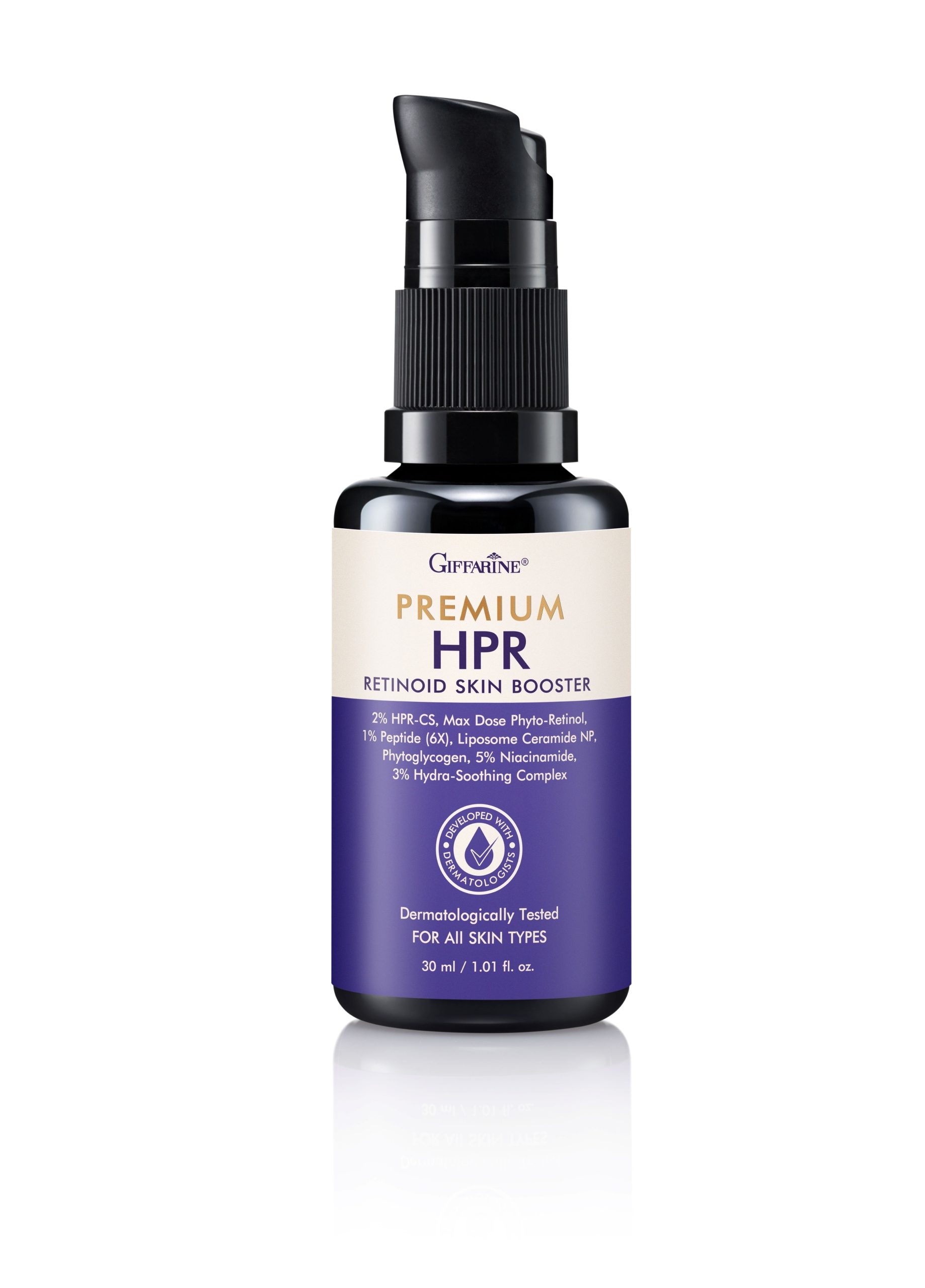 กิฟฟารีน แนะนำไอเท็มเด็ด “กิฟฟารีน พรีเมียม เอชพีอาร์ เรตินอยด์ สกิน บูสเตอร์” ผลิตภัณฑ์บำรุงผิวหน้า